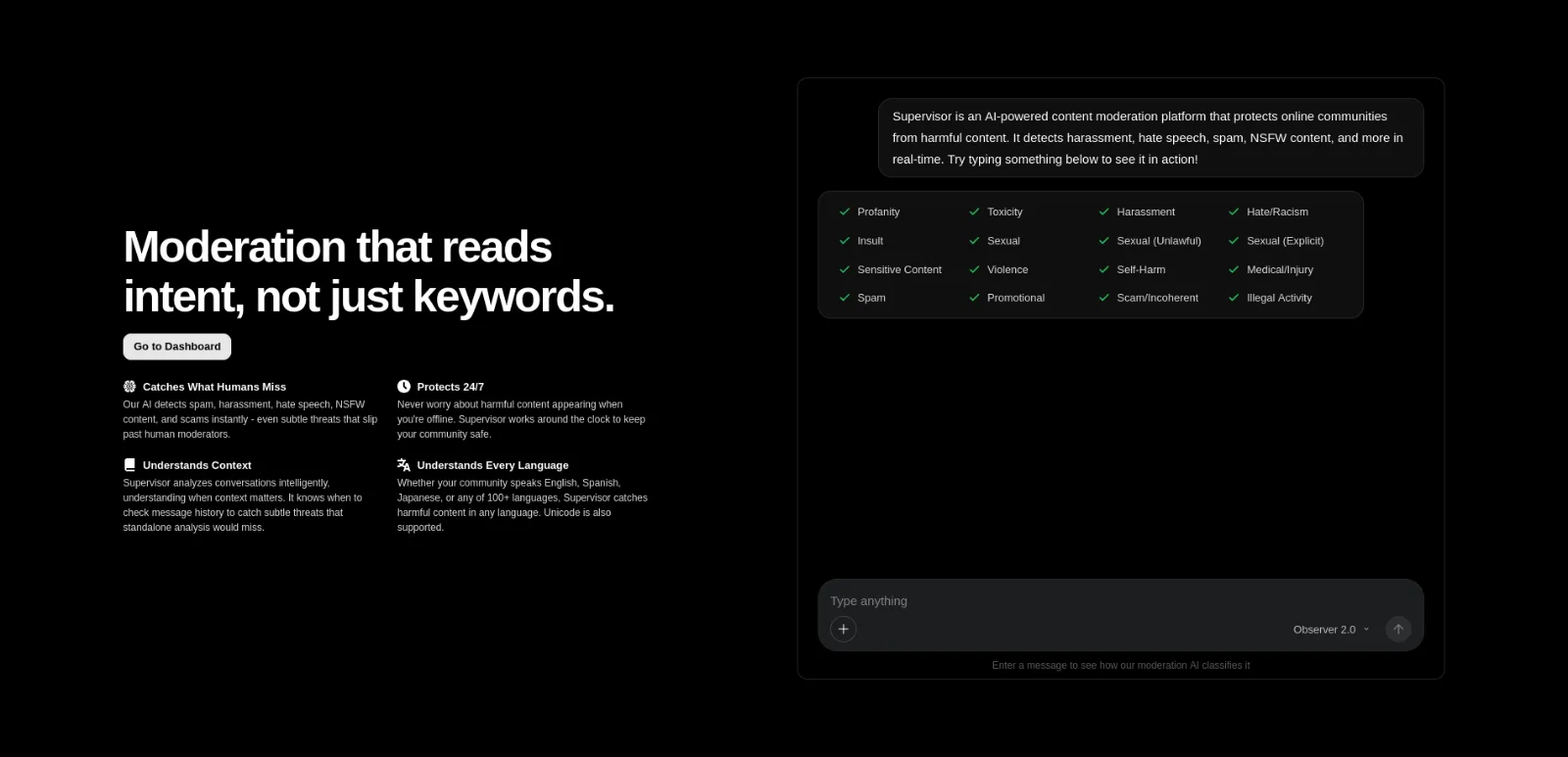 Supervisor screenshot 1