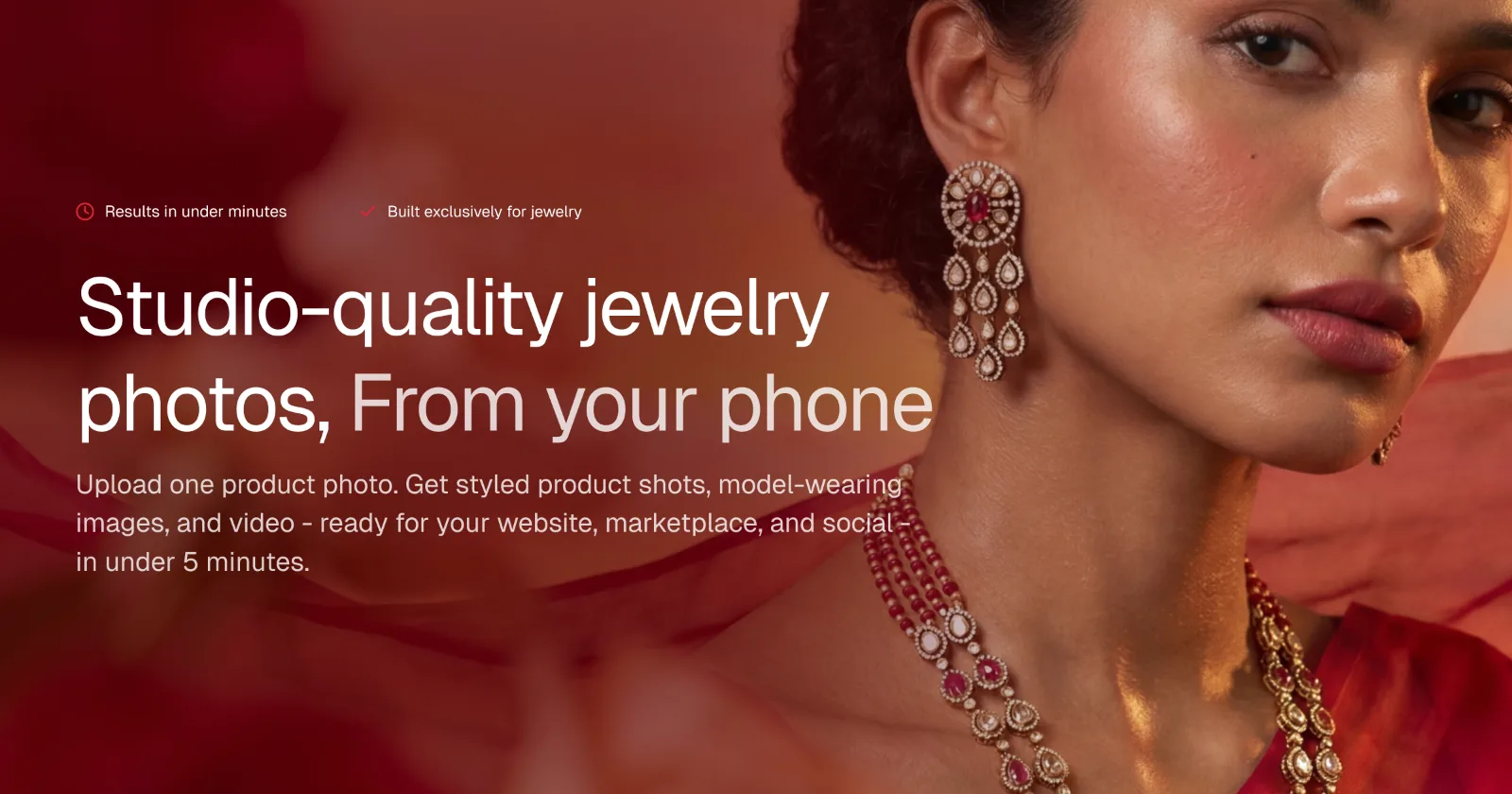 Hylo | AI Jewelry Photography screenshot 1
