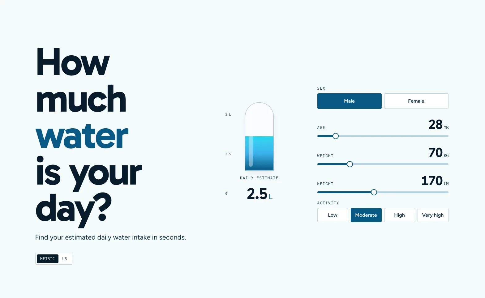 Wateraday screenshot 1