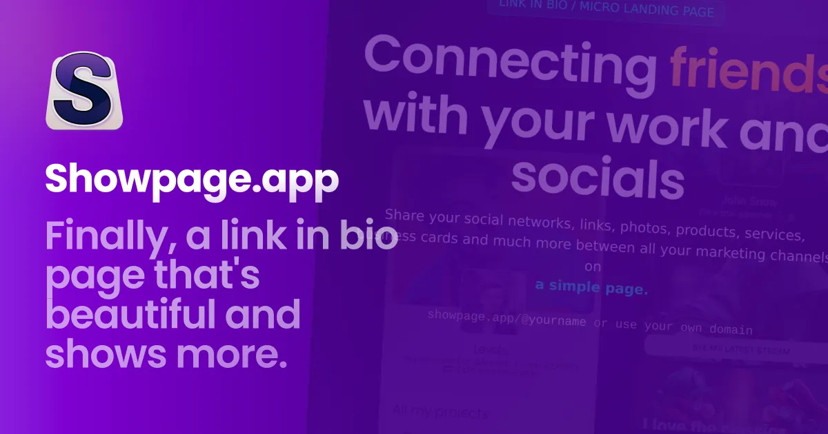Showpage.app screenshot 1