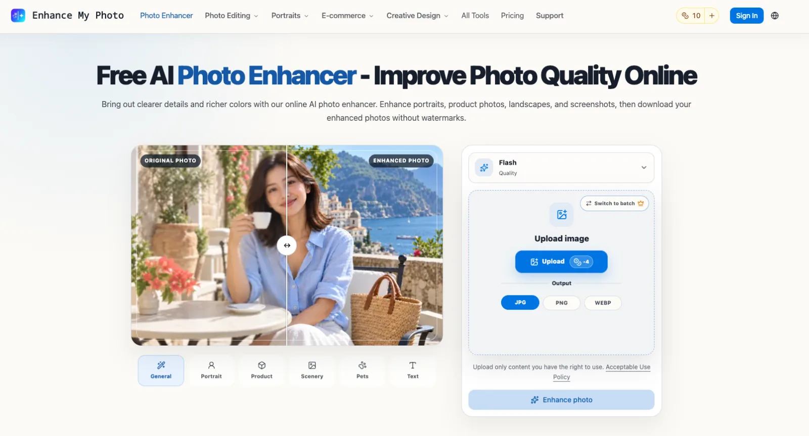 Enhancemyphoto screenshot 2