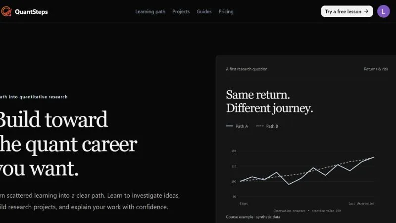 QuantSteps screenshot 1