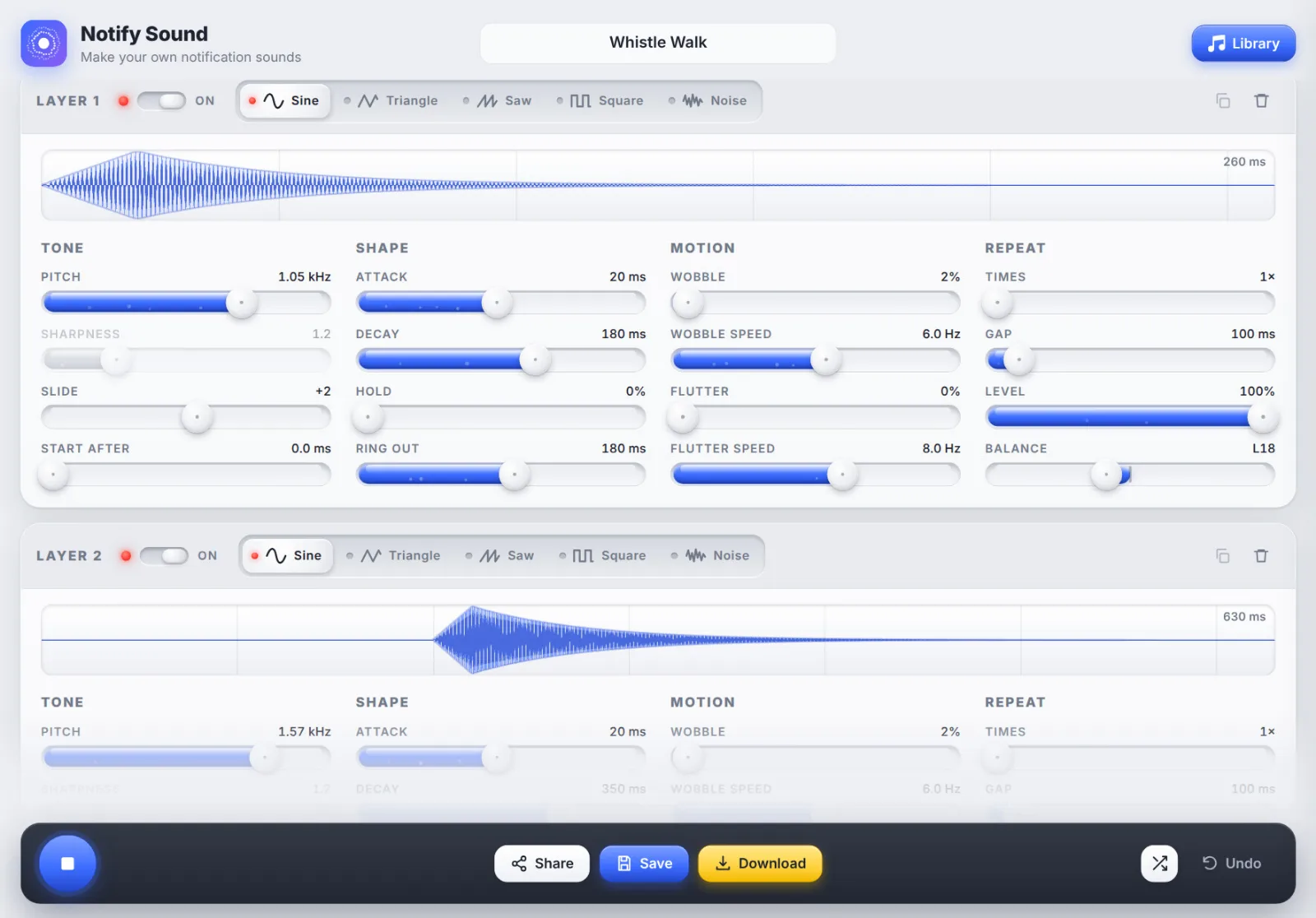 Notify Sound screenshot 4