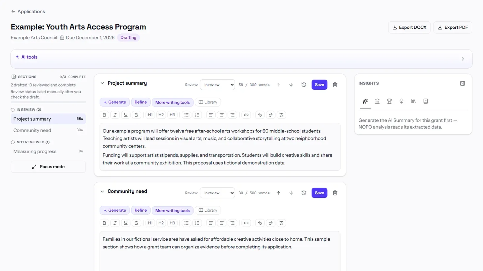 GrantCue screenshot 3