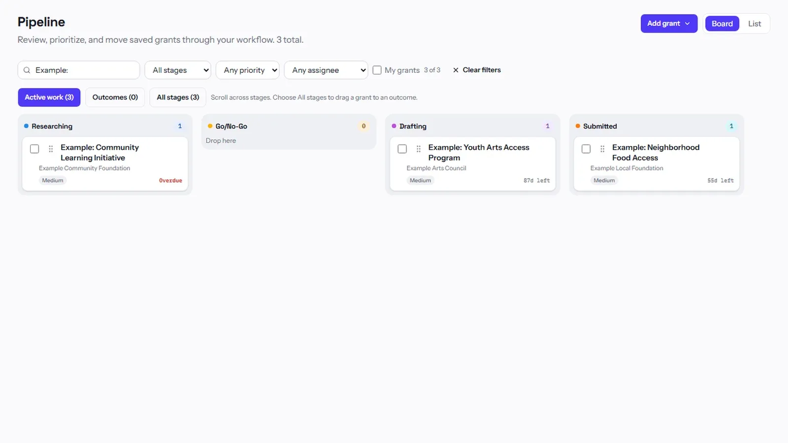 GrantCue screenshot 2