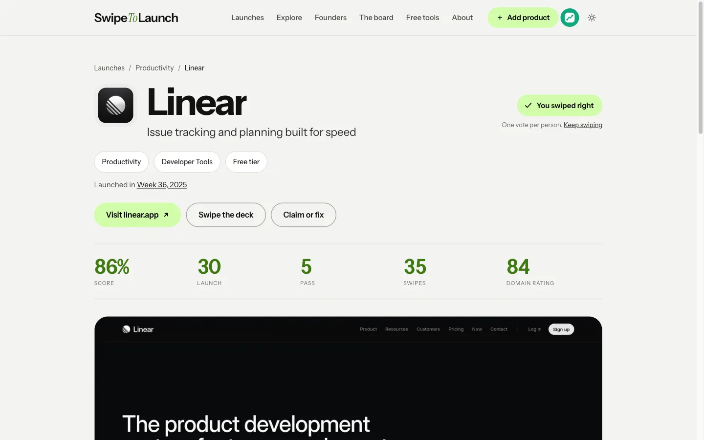 SwipeToLaunch screenshot 3