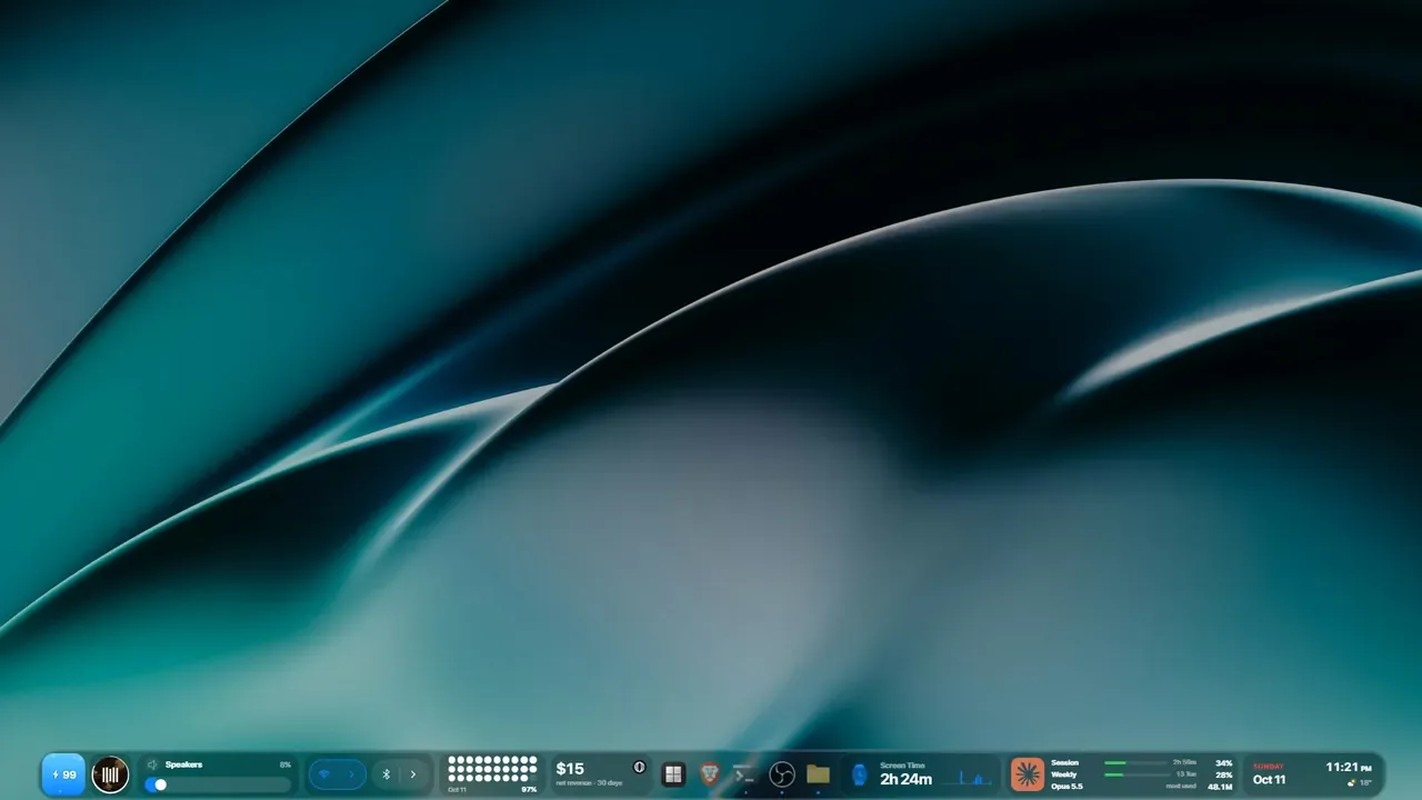 lumabar screenshot 1