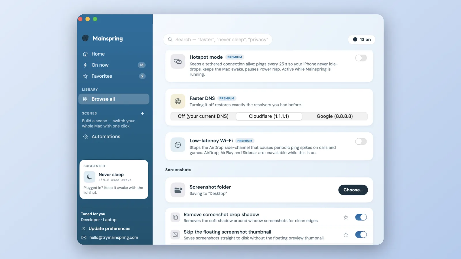 Trymainspring screenshot 3