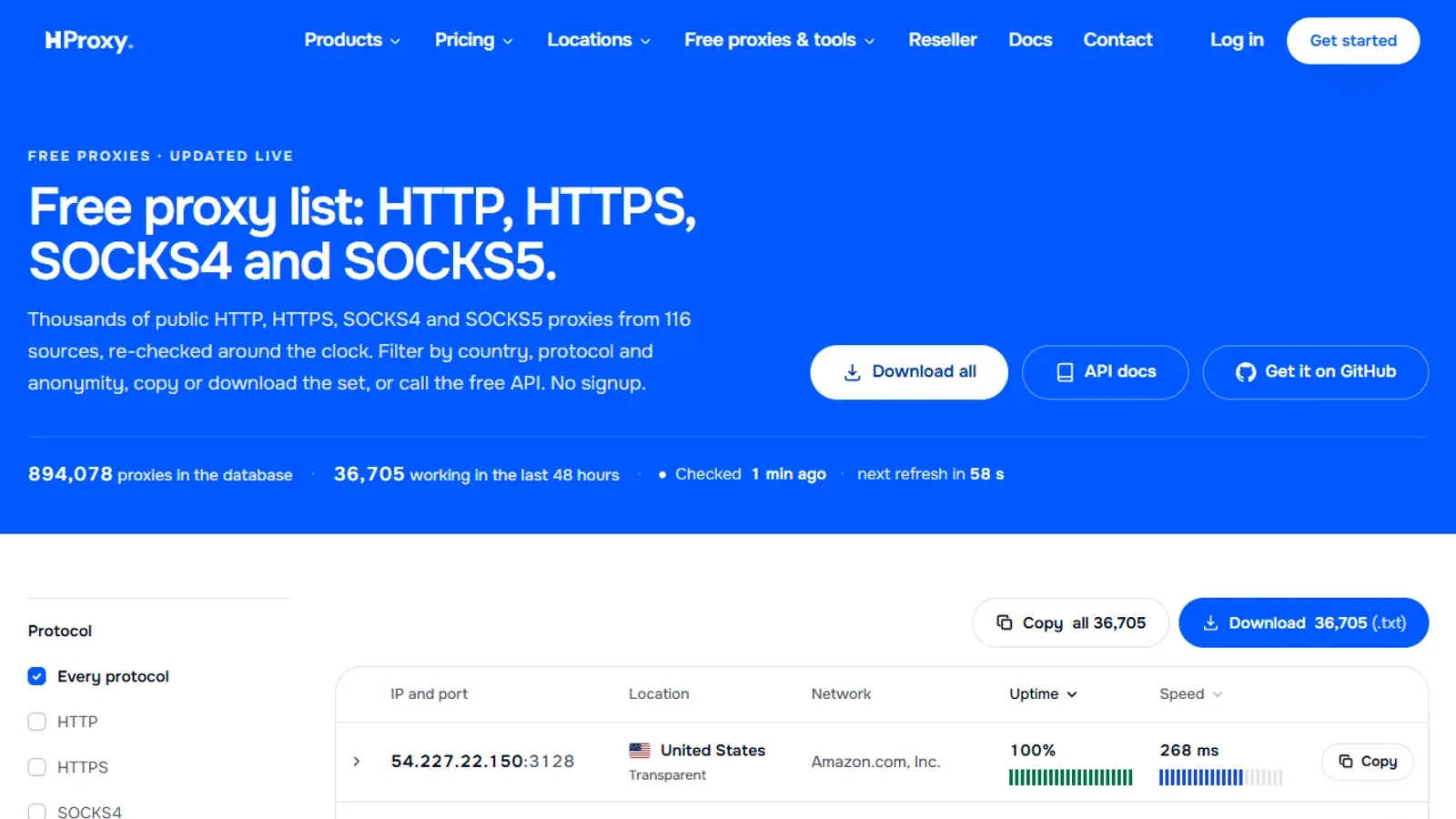 HProxy screenshot 4