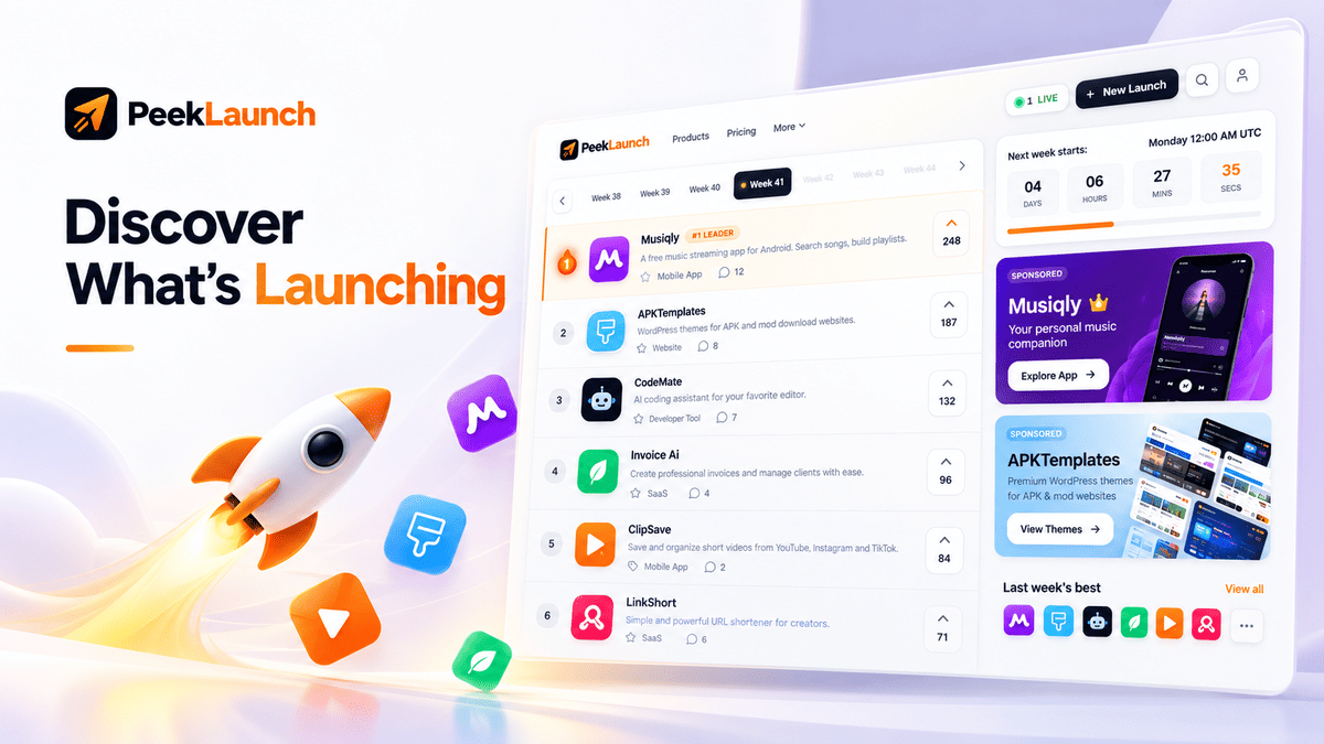 PeekLaunch screenshot 1