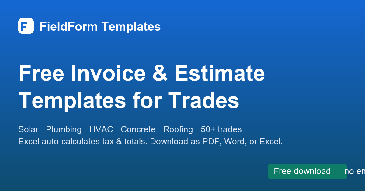 FieldForm Templates screenshot 1